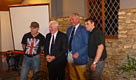Guest speakers Paddy Hopkirk and Alec Poole at the August 2nd 2016 Club Lotus Avon meeting